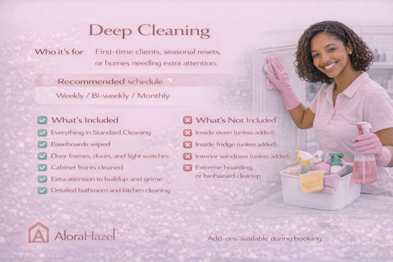 deep cleaning